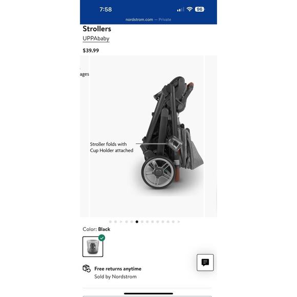 Uppababy Cup Holder for Vista, Cruz & Minu Strollers NEW Open Box - Picture 11 of 16